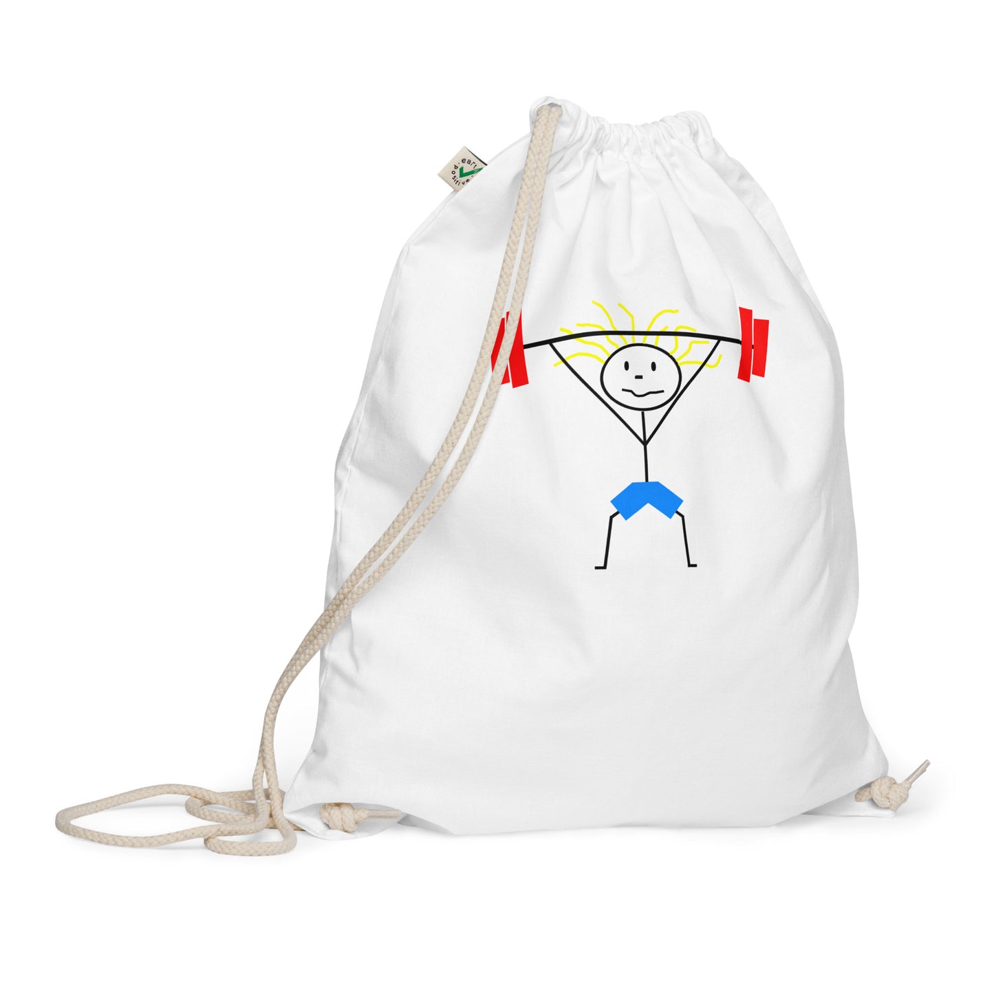 Matt-man Gym Organic cotton drawstring bag