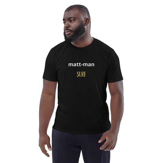 Matt-man surf organic cotton t-shirt