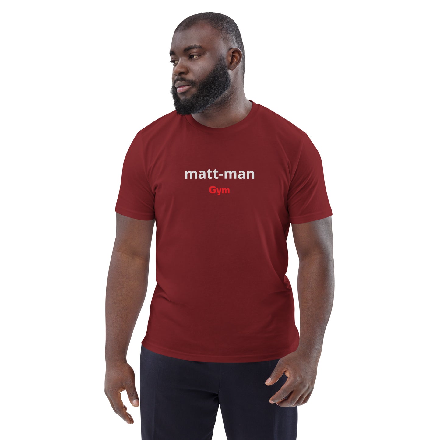 Matt-man Gym  organic cotton t-shirt