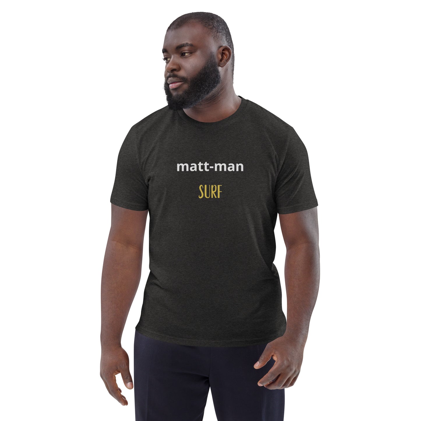 Matt-man surf organic cotton t-shirt