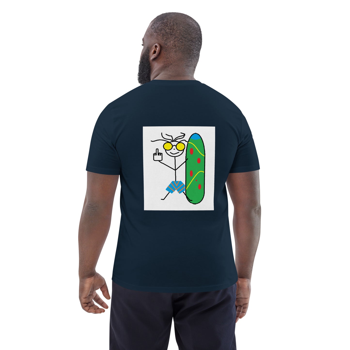 Matt-man surf organic cotton t-shirt